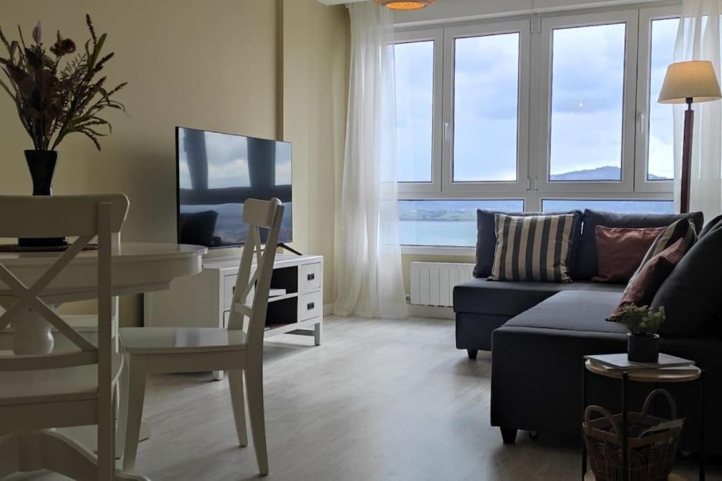 C01A05 Precioso Apartamento Con Vistas Al Mar Сантандер Экстерьер фото
